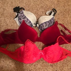 Lot of 3 bras size 36c
